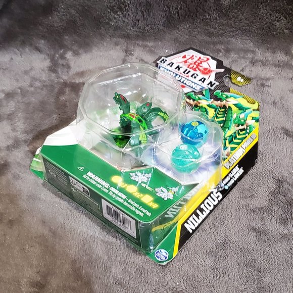 BAKUGAN Evolutions NILLIOUS - Nano Sledge, Nano Lancer -Platinum Power Up Pack - Picture 4 of 5